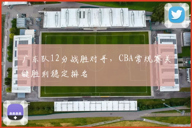 广东队12分战胜对手,CBA常规赛关键胜利稳定排名