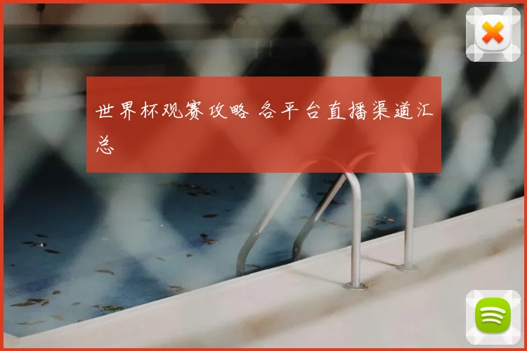 世界杯观赛攻略 各平台直播渠道汇总